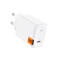 Spigen ArcStation Pro GaN-651 - Ładowarka sieciowa USB-C PD 3.0 PPS 65W + kabel USB-C (Biały) Spigen