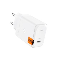 Spigen ArcStation Pro GaN-651 - Ładowarka sieciowa USB-C PD 3.0 PPS 65W + kabel USB-C (Biały) Spigen