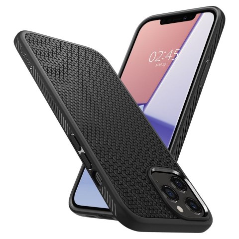 Spigen Liquid Air - Etui do iPhone 12 Pro / iPhone 12 (Czarny) Spigen Spigen Liquid Air - Etui do iPhone 12 Pro / iPhone 12 (Czarny) Spigen