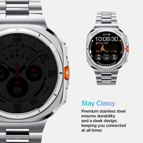 Spigen Modern Fit Band - Bransoleta do Samsung Galaxy Watch Ultra 47 mm (Srebrny) Spigen Spigen Modern Fit Band - Bransoleta do Samsung Galaxy Watch Ultra 47 mm (Srebrny) Spigen