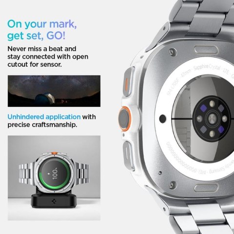 Spigen Modern Fit Band - Bransoleta do Samsung Galaxy Watch Ultra 47 mm (Srebrny) Spigen Spigen Modern Fit Band - Bransoleta do Samsung Galaxy Watch Ultra 47 mm (Srebrny) Spigen