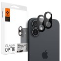 Spigen Optik GLAS.TR Camera Protector 2-Pack - Szkło ochronne na obiektyw do iPhone 16 / 16 Plus (2 szt) (Czarny) Spigen