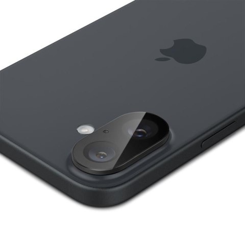 Spigen Optik GLAS.TR Camera Protector 2-Pack - Szkło ochronne na obiektyw do iPhone 16 / 16 Plus (2 szt) (Czarny) Spigen Spigen Optik GLAS.TR Camera Protector 2-Pack - Szkło ochronne na obiektyw do iPhone 16 / 16 Plus (2 szt) (Czarny) Spigen