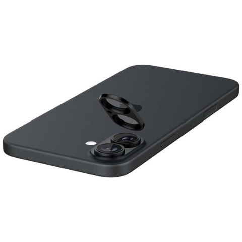 Spigen Optik GLAS.TR Camera Protector 2-Pack - Szkło ochronne na obiektyw do iPhone 16 / 16 Plus (2 szt) (Czarny) Spigen Spigen Optik GLAS.TR Camera Protector 2-Pack - Szkło ochronne na obiektyw do iPhone 16 / 16 Plus (2 szt) (Czarny) Spigen