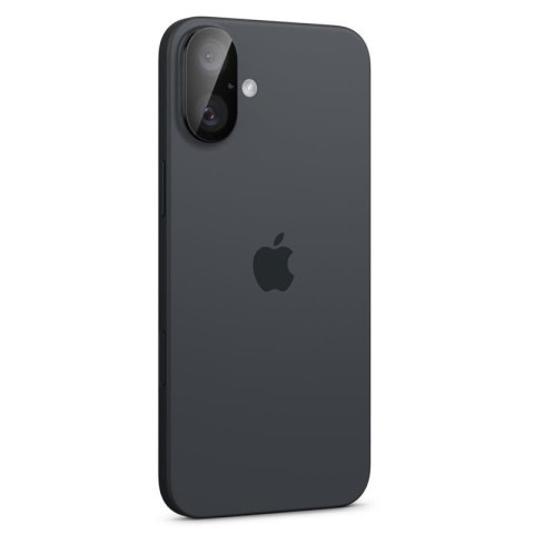 Spigen Optik GLAS.TR Camera Protector 2-Pack - Szkło ochronne na obiektyw do iPhone 16 / 16 Plus (2 szt) (Czarny) Spigen Spigen Optik GLAS.TR Camera Protector 2-Pack - Szkło ochronne na obiektyw do iPhone 16 / 16 Plus (2 szt) (Czarny) Spigen
