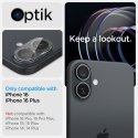 Spigen Optik GLAS.TR Camera Protector 2-Pack - Szkło ochronne na obiektyw do iPhone 16 / 16 Plus (2 szt) (Przezroczysty) Spigen