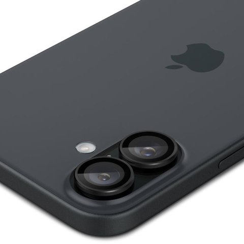 Spigen Optik Pro GLAS.TR EZ Fit Camera Protector 2-Pack - Szkło ochronne na obiektyw do iPhone 16 / 16 Plus (2 szt) (Czarny) Spigen Spigen Optik Pro GLAS.TR EZ Fit Camera Protector 2-Pack - Szkło ochronne na obiektyw do iPhone 16 / 16 Plus (2 szt) (Czarny) Spigen
