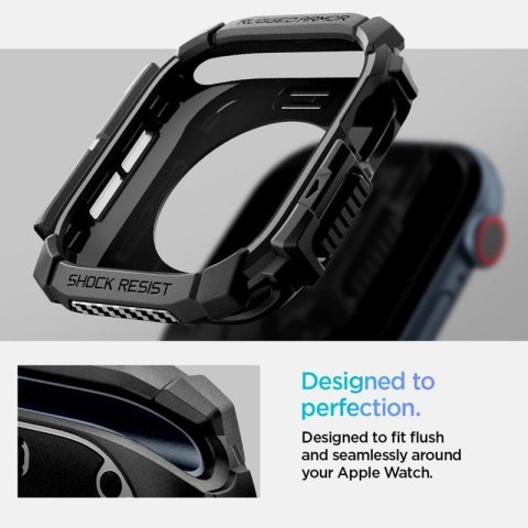 Spigen Rugged Armor - Obudowa do Apple Watch 10 42 mm (Matte Black) Spigen Spigen Rugged Armor - Obudowa do Apple Watch 10 42 mm (Matte Black) Spigen