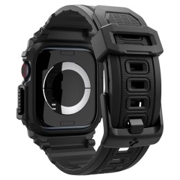 Spigen Rugged Armor Pro - Pasek z obudową do Apple Watch 10 42 mm (Matte Black) Spigen