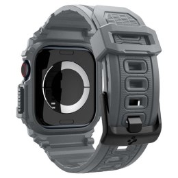 Spigen Rugged Armor Pro - Pasek z obudową do Apple Watch 10 46 mm (Dark Grey) Spigen
