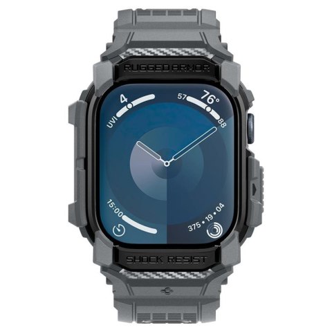 Spigen Rugged Armor Pro - Pasek z obudową do Apple Watch 10 46 mm (Dark Grey) Spigen Spigen Rugged Armor Pro - Pasek z obudową do Apple Watch 10 46 mm (Dark Grey) Spigen