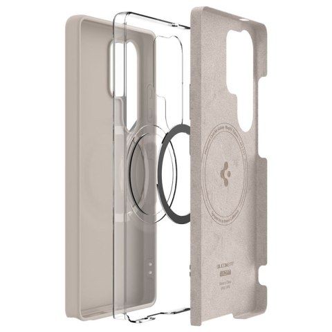 Spigen Silicone Fit Mag MagSafe - Etui do Samsung Galaxy S25 Ultra (Natural Titanium) Spigen Spigen Silicone Fit Mag MagSafe - Etui do Samsung Galaxy S25 Ultra (Natural Titanium) Spigen