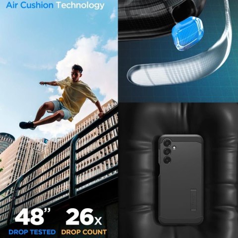 Spigen Tough Armor - Etui do Samsung Galaxy A16 4G/5G (Czarny) Spigen Spigen Tough Armor - Etui do Samsung Galaxy A16 4G/5G (Czarny) Spigen