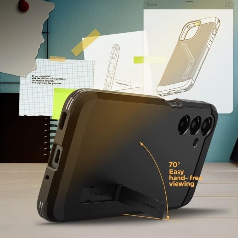 Spigen Tough Armor - Etui do Samsung Galaxy A16 4G/5G (Czarny) Spigen Spigen Tough Armor - Etui do Samsung Galaxy A16 4G/5G (Czarny) Spigen