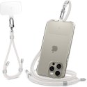 Spigen Universal Strap Set Crossbody & Wrist - Pasek do telefonu na ramię + na nadgarstek (Pearl White) Spigen