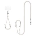 Spigen Universal Strap Set Crossbody & Wrist - Pasek do telefonu na ramię + na nadgarstek (Pearl White) Spigen