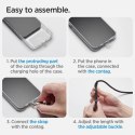Spigen Universal Strap Set Crossbody & Wrist - Pasek do telefonu na ramię + na nadgarstek (Pearl White) Spigen