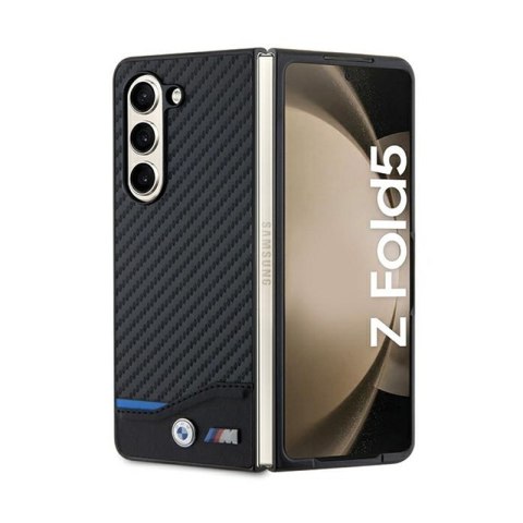 BMW Leather Carbon - Etui Samsung Galaxy Z Fold 5 (czarny) BMW BMW Leather Carbon - Etui Samsung Galaxy Z Fold 5 (czarny) BMW