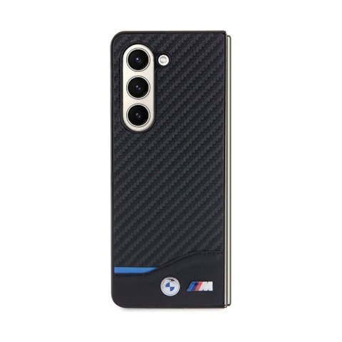 BMW Leather Carbon - Etui Samsung Galaxy Z Fold 5 (czarny) BMW BMW Leather Carbon - Etui Samsung Galaxy Z Fold 5 (czarny) BMW