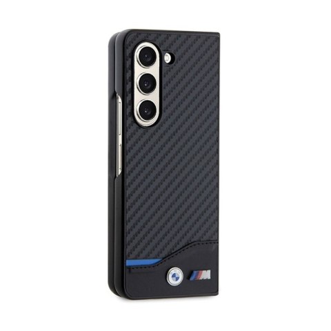 BMW Leather Carbon - Etui Samsung Galaxy Z Fold 5 (czarny) BMW BMW Leather Carbon - Etui Samsung Galaxy Z Fold 5 (czarny) BMW
