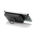 Cellularline Ring MAG 5000 - Power bank indukcyjny 5000mAh 7.5W MagSafe z funkcją standu (czarny) Cellularline