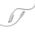 Cellularline Soft Cable - Kabel USB-A do Lightning certyfikat MFi 1.2 m (szary) Cellularline
