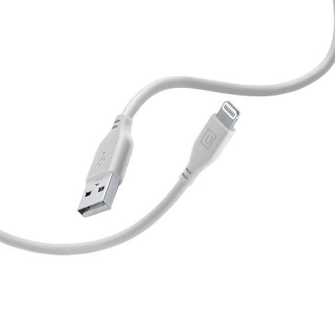 Cellularline Soft Cable - Kabel USB-A do Lightning certyfikat MFi 1.2 m (szary) Cellularline Cellularline Soft Cable - Kabel USB-A do Lightning certyfikat MFi 1.2 m (szary) Cellularline