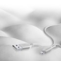 Cellularline Soft Cable - Kabel USB-A do Lightning certyfikat MFi 1.2 m (szary) Cellularline