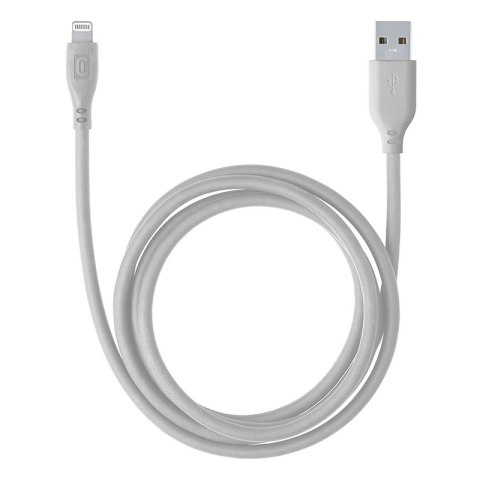 Cellularline Soft Cable - Kabel USB-A do Lightning certyfikat MFi 1.2 m (szary) Cellularline Cellularline Soft Cable - Kabel USB-A do Lightning certyfikat MFi 1.2 m (szary) Cellularline