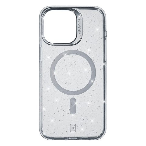 Cellularline Sparkle Mag - Etui iPhone 15 Pro MagSafe (przezroczysty) Cellularline Cellularline Sparkle Mag - Etui iPhone 15 Pro MagSafe (przezroczysty) Cellularline
