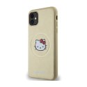 Hello Kitty Leather Kitty Head MagSafe - Etui iPhone 11 (złoty) Hello Kitty