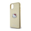 Hello Kitty Leather Kitty Head MagSafe - Etui iPhone 11 (złoty) Hello Kitty