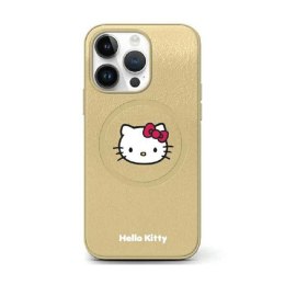 Hello Kitty Leather Kitty Head MagSafe - Etui iPhone 14 (złoty) Hello Kitty