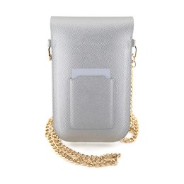 Hello Kitty Leather Metal Logo Chain - Torebka crossbody na telefon (srebrny) Hello Kitty