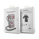 Hello Kitty Leather Tags Graffiti Cord - Torebka crossbody na telefon (beżowy) Hello Kitty