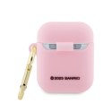Hello Kitty Silicone 3D Kitty Head - Etui AirPods 1/2 gen (różowy) Hello Kitty