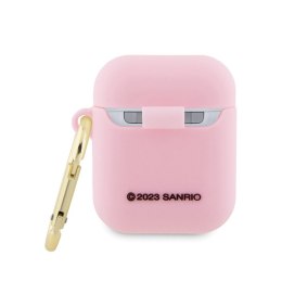 Hello Kitty Silicone 3D Kitty Head - Etui AirPods 1/2 gen (różowy) Hello Kitty