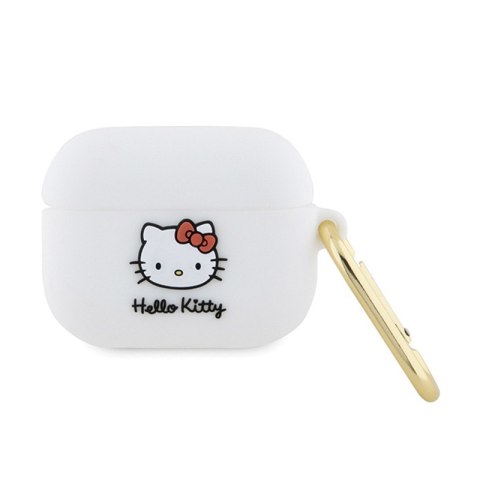 Hello Kitty Silicone 3D Kitty Head - Etui AirPods Pro (biały) Hello Kitty Hello Kitty Silicone 3D Kitty Head - Etui AirPods Pro (biały) Hello Kitty