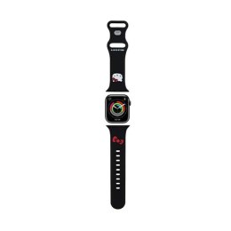Hello Kitty Silicone Kitty Head - Pasek do Apple Watch 38/40/41 mm (czarny) Hello Kitty