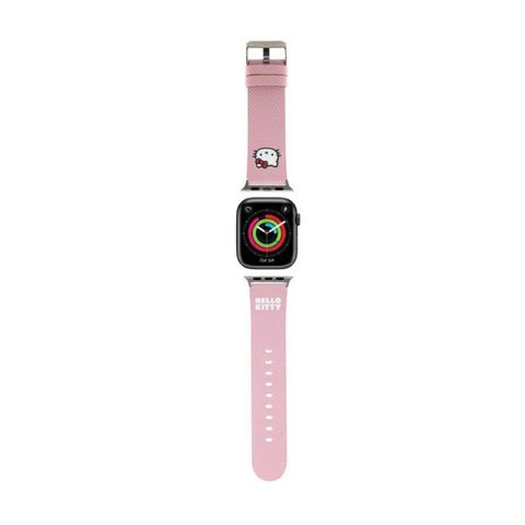Hello Kitty Strap Kitty Head - Pasek do Apple Watch 38/40/41 mm (różowy) Hello Kitty Hello Kitty Strap Kitty Head - Pasek do Apple Watch 38/40/41 mm (różowy) Hello Kitty