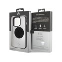 Mercedes Leather & Alu MagSafe - Etui iPhone 15 Pro Max (srebrny) Mercedes