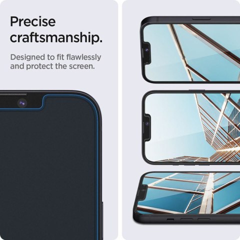 Spigen GLAS.TR EZ FIT 2-Pack - Szkło hartowane do iPhone 16e / iPhone 14 / iPhone 13 Pro / iPhone 13 2 szt Spigen Spigen GLAS.TR EZ FIT 2-Pack - Szkło hartowane do iPhone 16e / iPhone 14 / iPhone 13 Pro / iPhone 13 2 szt Spigen