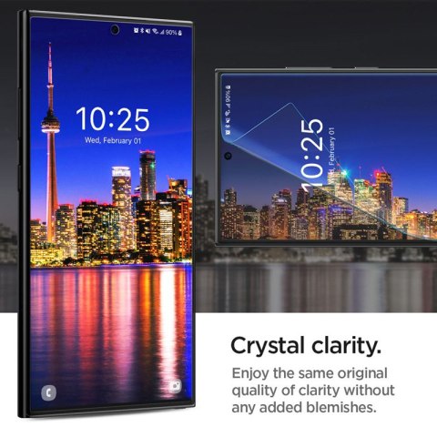 Spigen Neo Flex 2-Pack - Folia ochronna 2 szt. do Samsung Galaxy S24 Ultra (Przezroczysty) Spigen Spigen Neo Flex 2-Pack - Folia ochronna 2 szt. do Samsung Galaxy S24 Ultra (Przezroczysty) Spigen