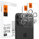 Spigen Optik Pro GLAS.TR EZ Fit Camera Protector 2-Pack - Szkło ochronne na obiektyw do iPhone 16 Pro / 16 Pro Max / 15 Pro / 15 Spigen