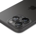 Spigen Optik Pro GLAS.TR EZ Fit Camera Protector 2-Pack - Szkło ochronne na obiektyw do iPhone 16 Pro / 16 Pro Max / 15 Pro / 15 Spigen
