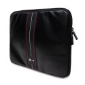 BMW Carbon Red Stripes Sleeve - Etui na notebook 15" / 16" (czarny) BMW