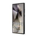 BMW Signature Leather Crossing Lines Pattern - Etui Samsung Galaxy S24 Ultra (czarny) BMW