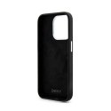 DKNY Liquid Silicone Small Metal Logo MagSafe - Etui iPhone 14 Pro (czarny) DKNY