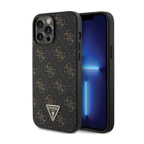 Guess 4G Triangle Metal Logo - Etui iPhone 13 Pro Max (czarny) Guess Guess 4G Triangle Metal Logo - Etui iPhone 13 Pro Max (czarny) Guess
