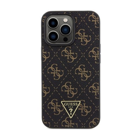 Guess 4G Triangle Metal Logo - Etui iPhone 13 Pro Max (czarny) Guess Guess 4G Triangle Metal Logo - Etui iPhone 13 Pro Max (czarny) Guess